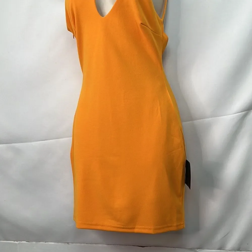 Lulu’s Orange mini dress size XS NWT